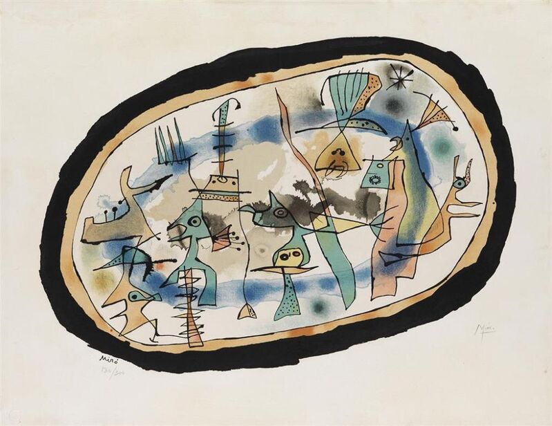 Joan Miró, ‘ Naissance du jour’, 1952, Print, Lithograph, Le Coin des Arts