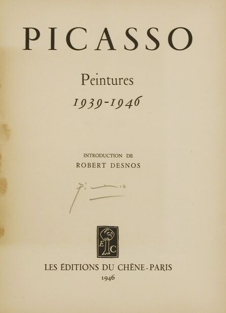 Pablo Picasso, ‘Gélinotte’, 1960