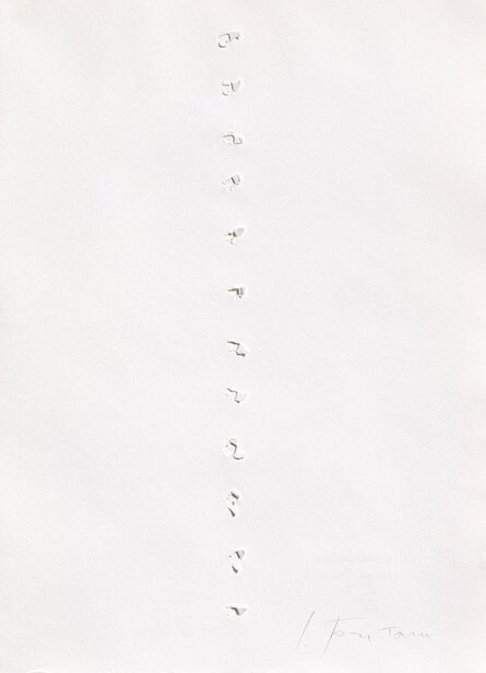 Lucio Fontana, ‘Untitled. From: Apocalissi e sedici traduzioni’, 1965