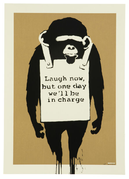Banksy, ‘LAUGH NOW’, 2004