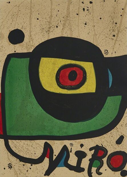 Joan Miró, ‘Miro Pintura (Design For A Poster (Without Letters)’, 1978
