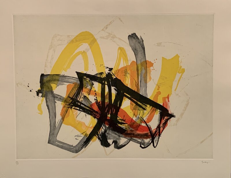 Cleve Gray, ‘Untitled’, 1981, Other, Etching and aquatint on paper, Anders Wahlstedt Fine Art