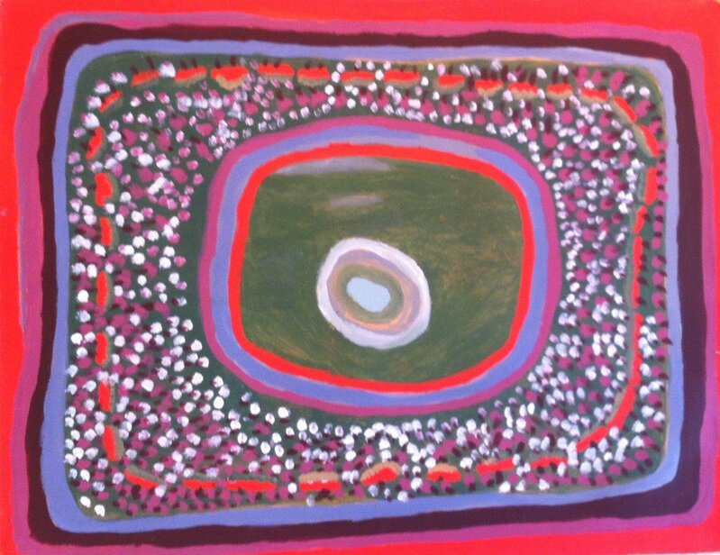 Jukuna Mona Chuguna, ‘Kuralkural Jila’, 2008, Painting, Synthetic polymer paint on canvas, Rebecca Hossack Art Gallery