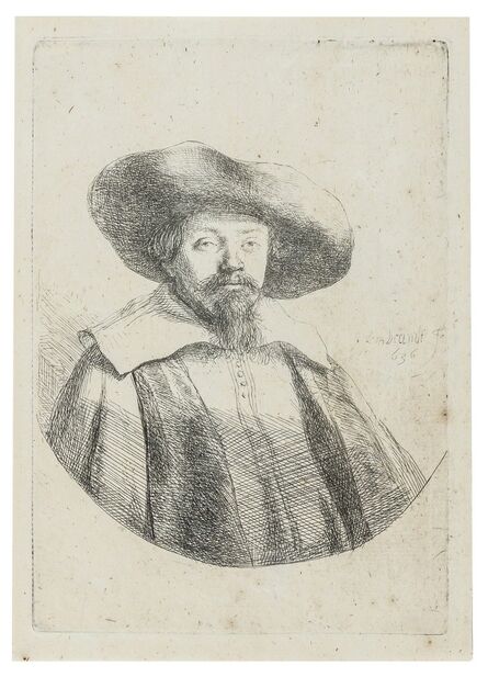Rembrandt van Rijn, ‘Samuel Manasseh Ben Israel’, 1636