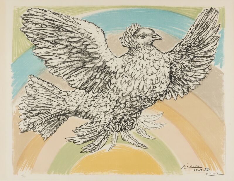 Pablo Picasso, ‘Colombe Volant (Bloch 712; Mourlot 214)’, 1952, Print, Lithograph printed in colours, Forum Auctions
