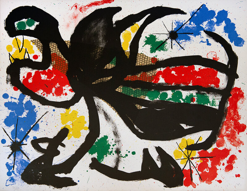 Joan Miró, ‘Plate III, from Album 19’, 1961, Print, Lithograph in colours, on BFK Rives wove paper, Shapero Modern