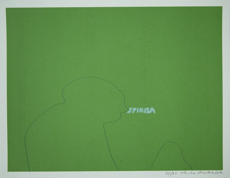 Vlado Martek, ‘Spinoza’, 2011, Print, Screen print, Aanant & Zoo