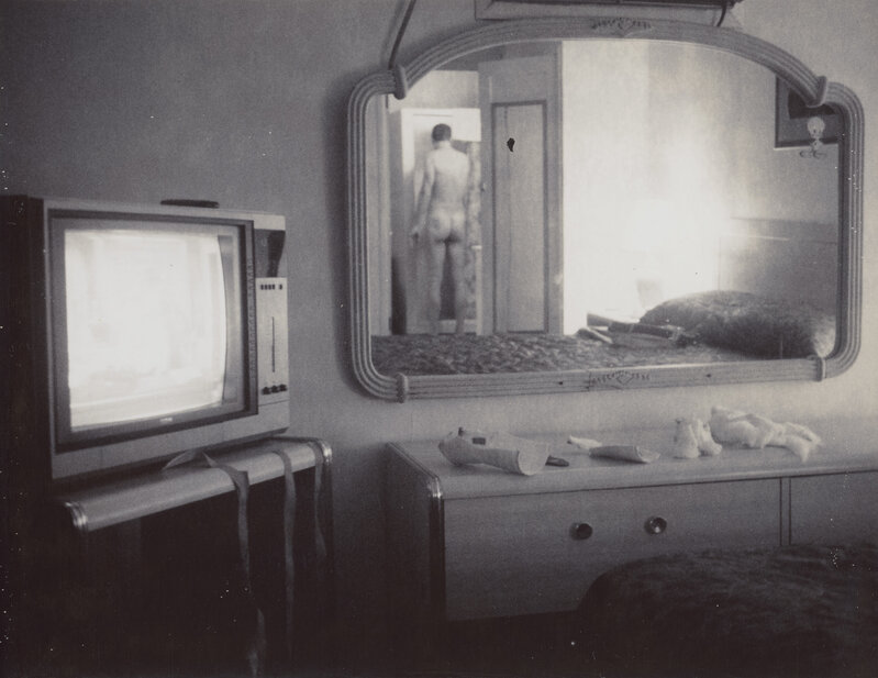 Stefanie Schneider, ‘Male Nude in Motel (Desert Nudes)’, 1999, Photography, Digital C-Print, based on a Polaroid, Instantdreams