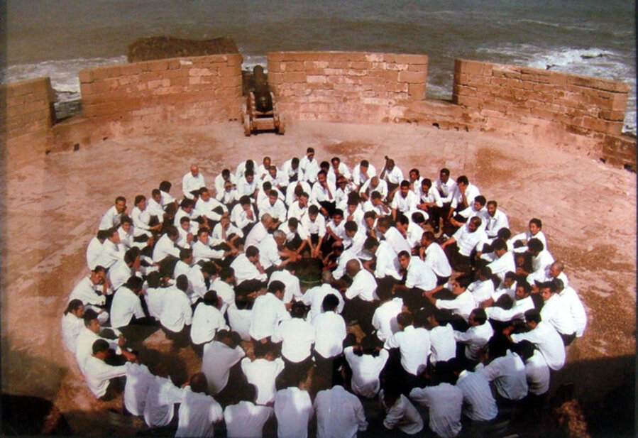 Rapture series (Men Seated On Circle, ablution)