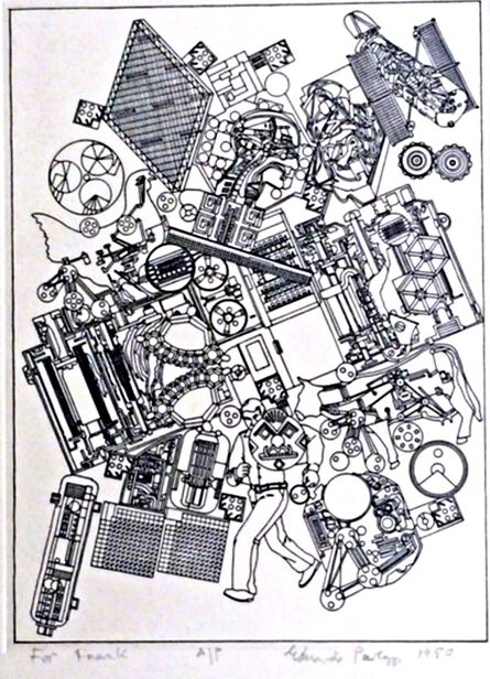Eduardo Paolozzi, ‘ Untitled, inscribed to Frank Martin, legendary head of sculpture department at St. Martin's School of Art’, 1980