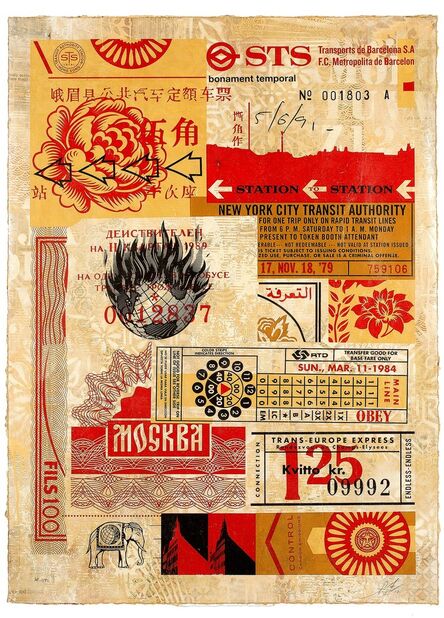 Shepard Fairey, ‘Station to Station 2’, 2012