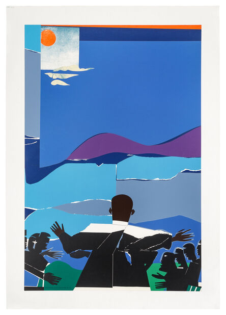 Romare Bearden, ‘Martin Luther King Jr. - Mountain Top’, 1968