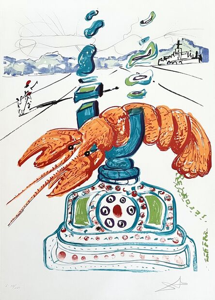 Salvador Dalí, ‘Cybernetic Lobster Telephone (Imagination & Objects of the Future Portfolio)’, 1975