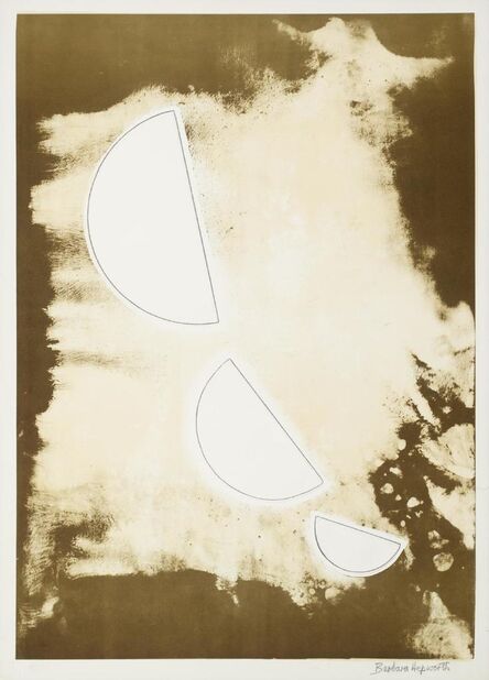 Barbara Hepworth, ‘Desert Forms (signed)’, 1970-1971