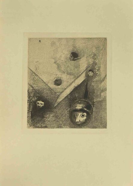 Odilon Redon, ‘Illustration from the series "Les Fleurs du Mal" ’, 1923