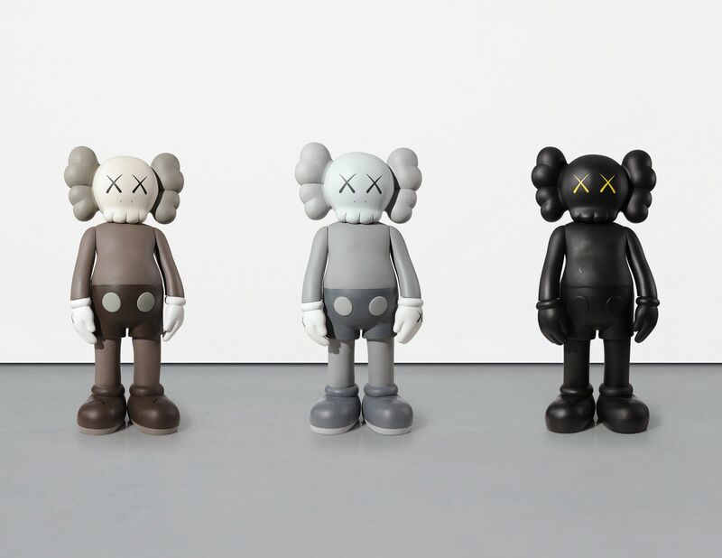 KAWS, ‘Companions, three works’, 2007, Sculpture, Three cast vinyl and painted sculptures, Phillips