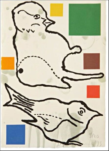 Donald Baechler, ‘Birds ’, 1995