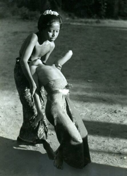 Gotthard Schuh, ‘Two Balinese Children Dancing c 1930’, 1930s