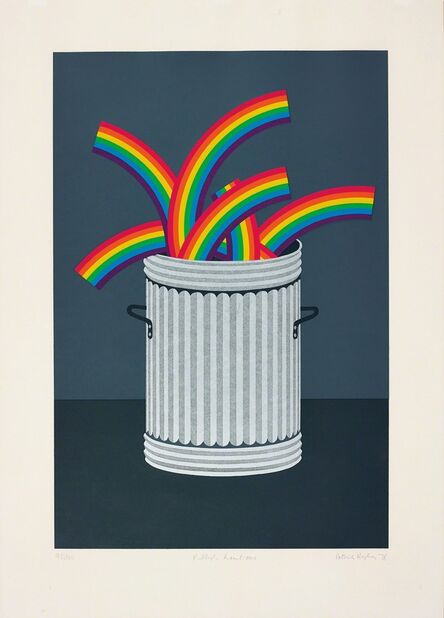 Patrick Hughes, ‘Rubbish Rainbows’, 1978
