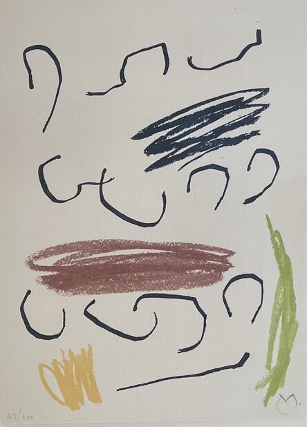 Joan Miró, ‘Obra Inedita Recent (plate VII)’, 1964