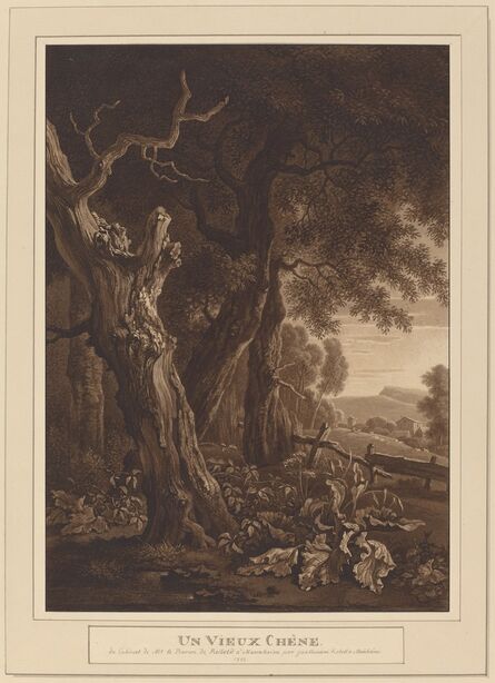 Wilhelm von Kobell, after Jan Wijnants, ‘Ancient Oaks in a Landscape’, 1792