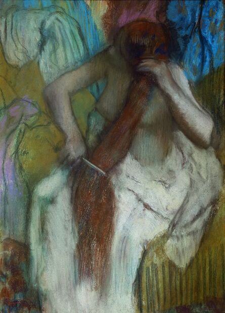 Edgar Degas, ‘Femme se paignant ­ (Woman Combing Her Hair)’, 1887-1890