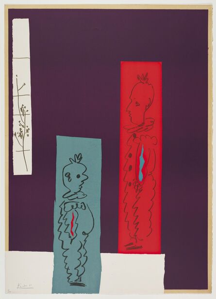 Pablo Picasso, ‘Deux Clowns’, 1954