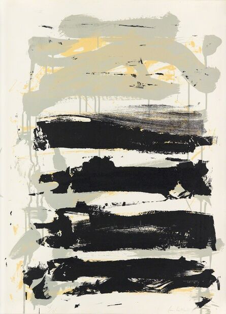 Joan Mitchell, ‘Champs - Black, Grey and Yellow’, 1991
