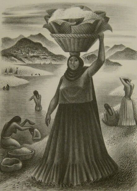 Miguel Covarrubias, ‘Tehuantepec River’, 1951
