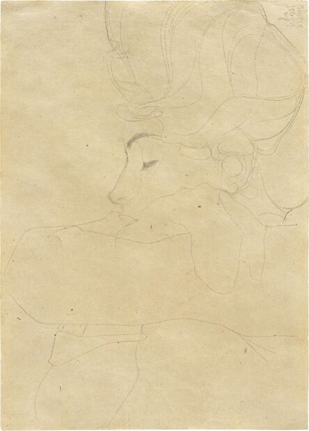 Egon Schiele, ‘Portrat einer Dame (Portrait of a Woman)’, 1908