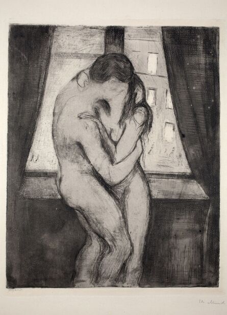 Edvard Munch, ‘Der Kuss’, 1895