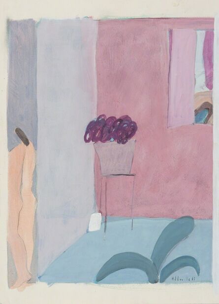 Joy Laville, ‘Orange nude leaving room’, 1983