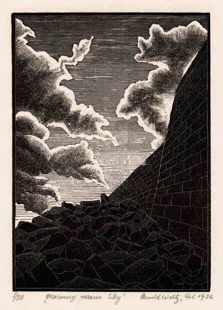 Arnold Wiltz, ‘Masonry Versus Sky’, 1936