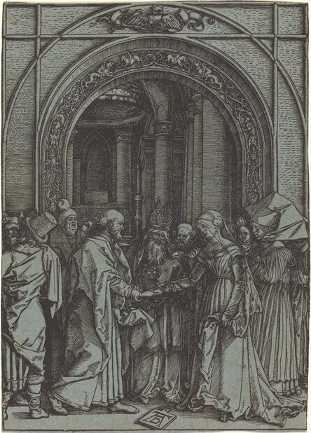 Albrecht Dürer, ‘The Betrothal of the Virgin’, ca. 1504-1505 (printed 1560s/1570s)