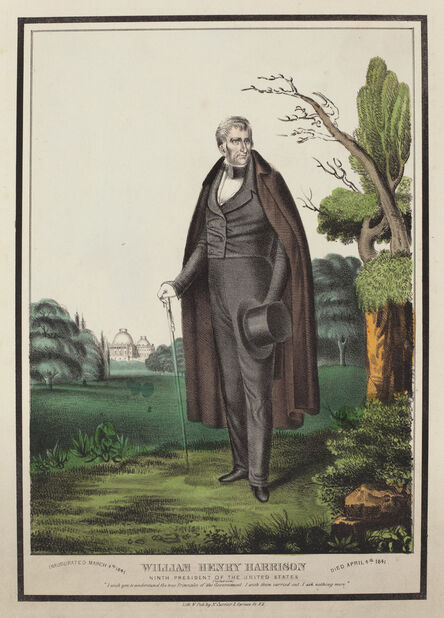 Nathaniel Currier (publisher), ‘William Henry Harrison, 9th President of the United States’