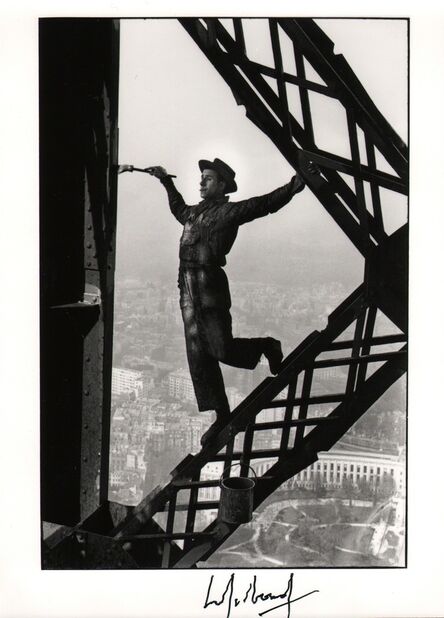 Marc Riboud, ‘The Eiffel Tower Painter, Paris’, 1953