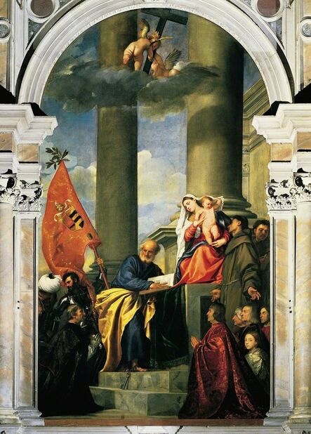 Titian, ‘Pesaro Madonna’, 1519-1526
