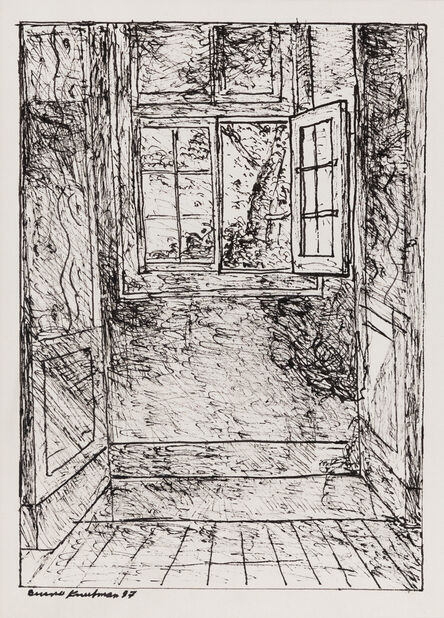 Bruno Knutman, ‘Rum med fönsternisch / Room with Window Niche’, 1987
