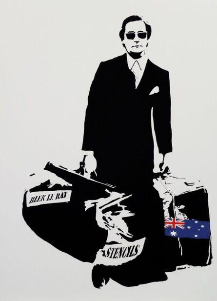 Blek le Rat, ‘The Man Who Walks Through The Walls (Australia) ’, 2012