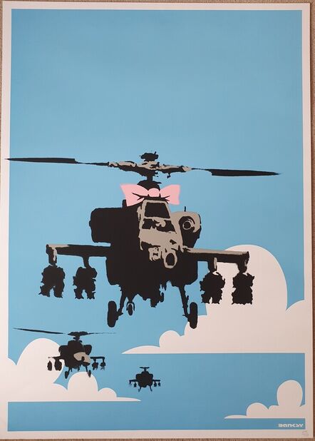 Banksy, ‘Happy Choppers (Unsigned)’, 2003