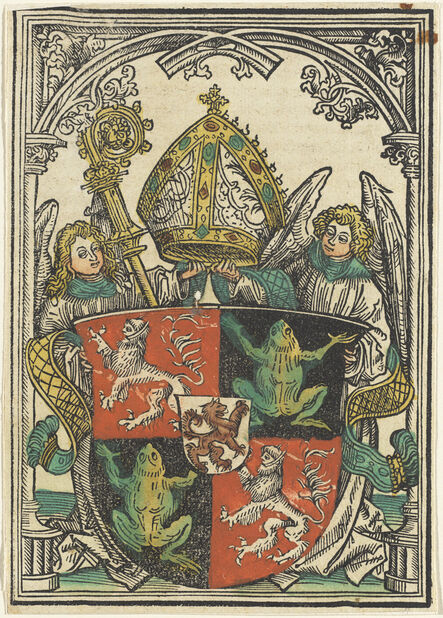 Hans Burgkmair I, ‘The Coat of Arms of Wigeleus von Fröschel, Bishop of Passau’, 1503