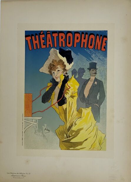 Jules Chéret, ‘Advertising Poster for the Théâtrophone Company’, 1896
