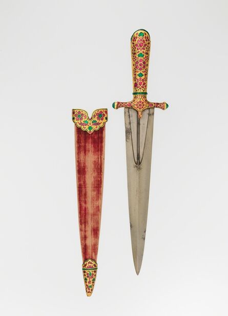 Unknown Indian, ‘Dagger with Scabbard’, 1605–1627