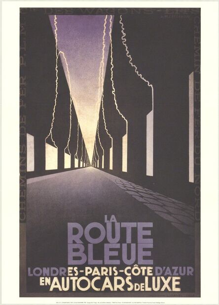A.M. Cassandre, ‘La Route Bleue’, 1998