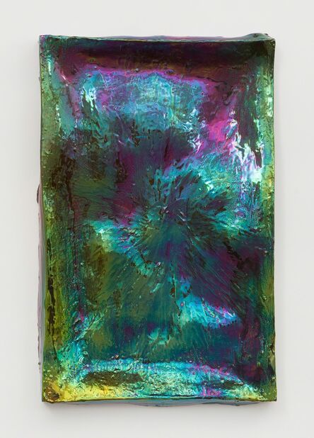 Julia Kunin, ‘Mirror I (green purple)’, 2015