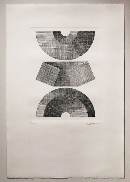 Clement Meadmore, ‘Three Views of Half Circle Module’, 1992