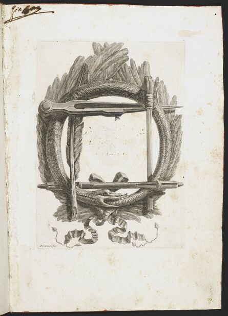 Giovanni Battista Piranesi, ‘Blank ex-libris’, 1757