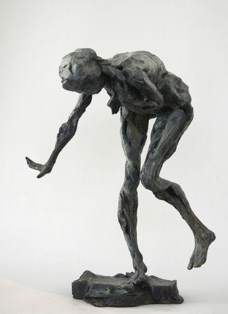 Richard Tosczak, ‘Sculpture XXIX 1/8 - emotive, nude, female, figurative, patina, bronze statuette’, 2013