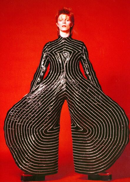 David Bowie, ‘Striped bodysuit for the Aladdin Sane tour. design by Kansai Yamamoto’, 1973