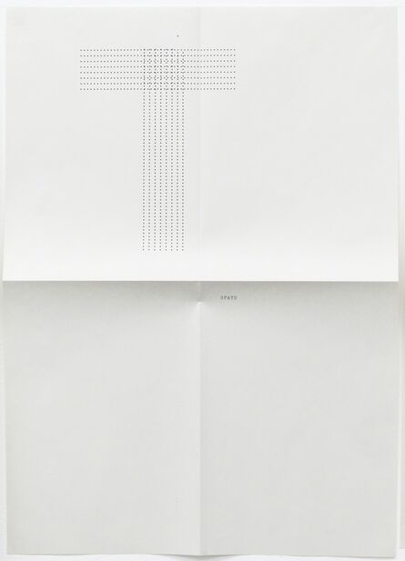 Sue Tompkins, ‘Untitled (Text reads: Spats)’, 2012